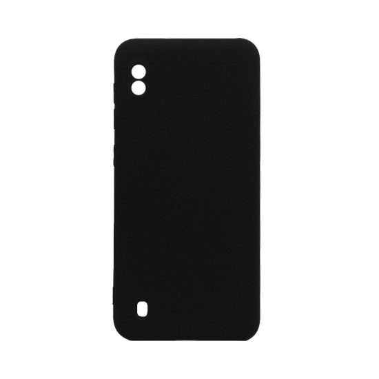 Capa de Silicone com Moldura de Câmera para Samsung Galaxy A10 Preto